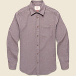 Dylan Shirt - Bordeaux - Portuguese Flannel - STAG Provisions - Tops - L/S Woven - Other Pattern