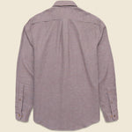 Dylan Shirt - Bordeaux - Portuguese Flannel - STAG Provisions - Tops - L/S Woven - Other Pattern