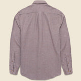 Dylan Shirt - Bordeaux - Portuguese Flannel - STAG Provisions - Tops - L/S Woven - Other Pattern