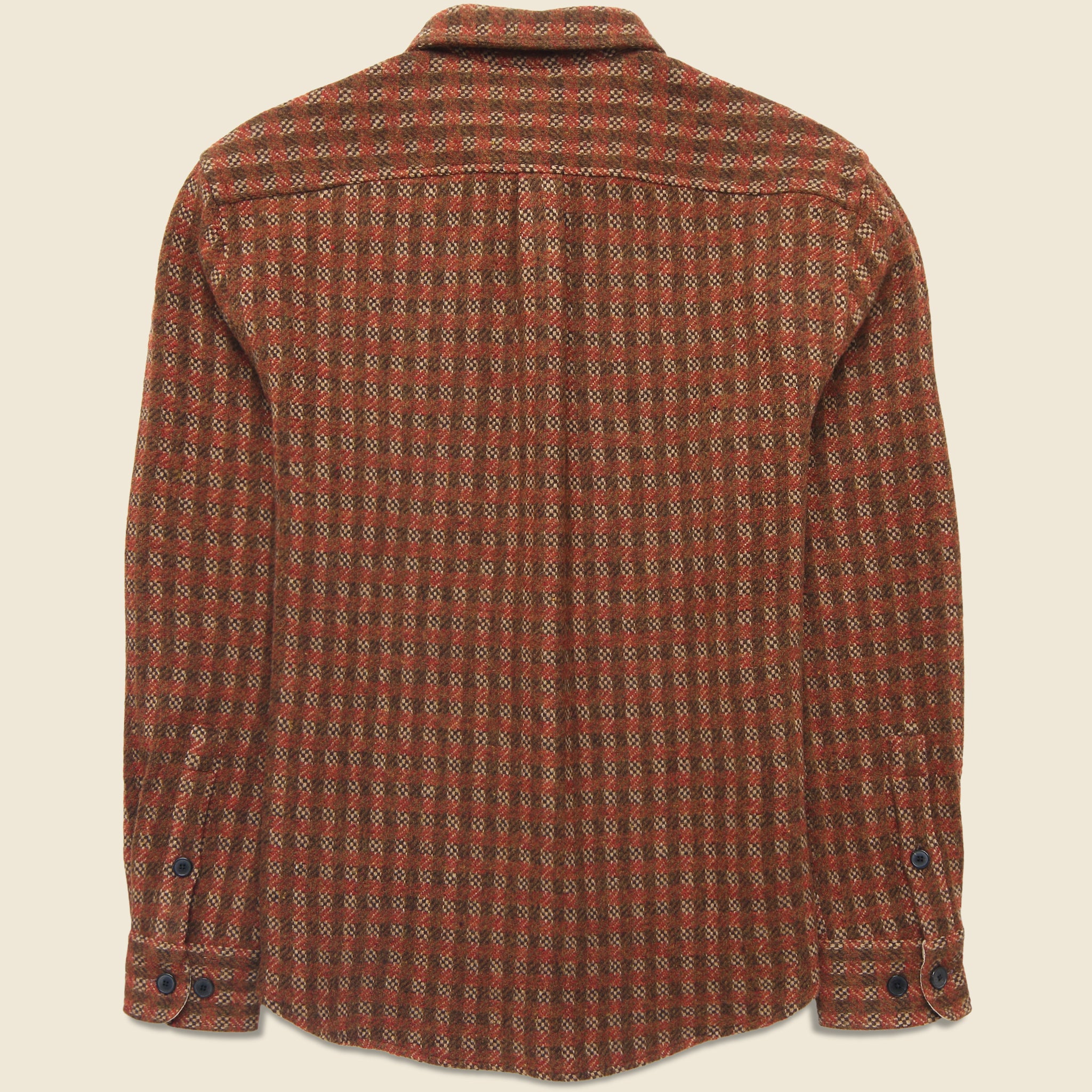 Merino Tweed Overshirt - Brown - Portuguese Flannel - STAG Provisions - Tops - L/S Woven - Overshirt