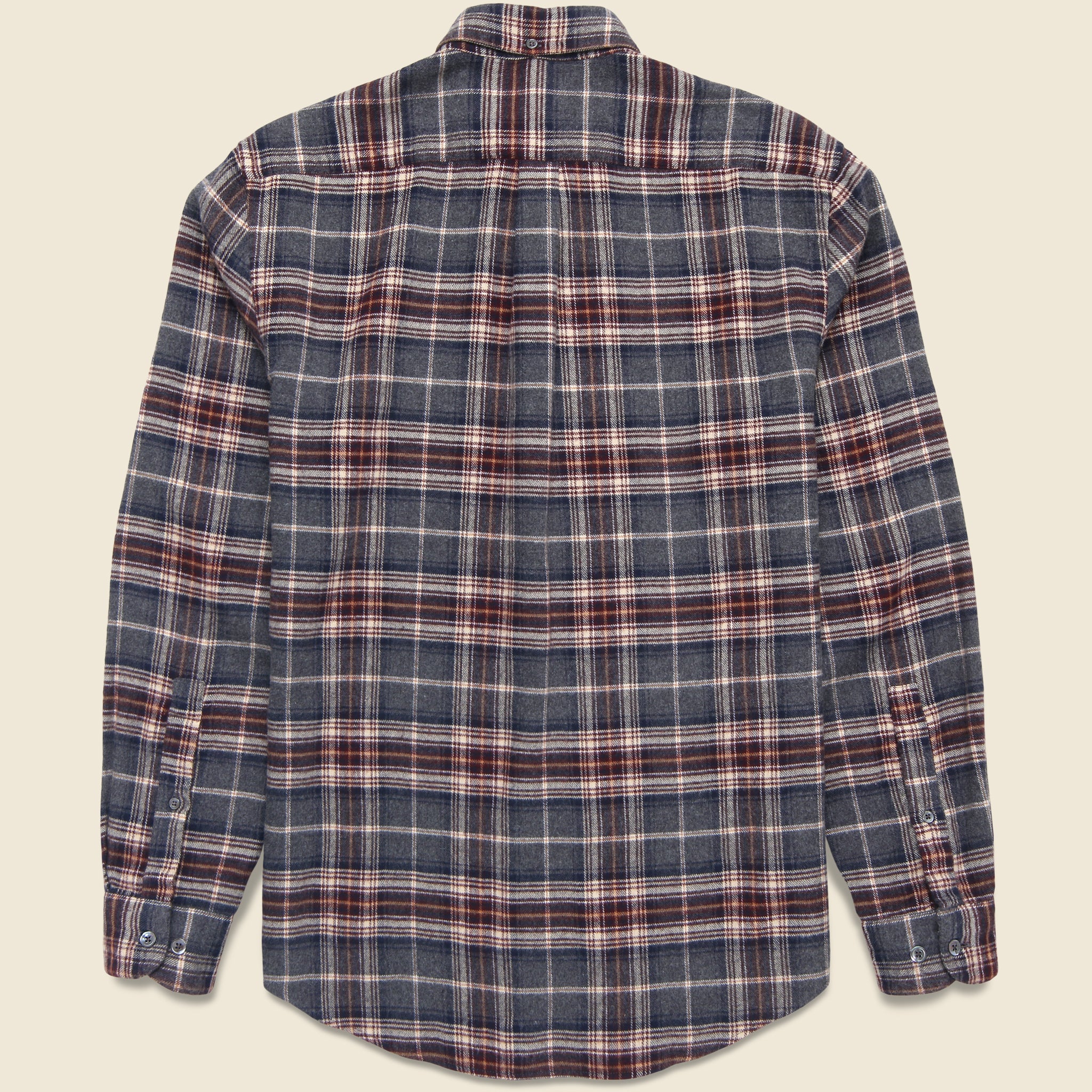 
                          Augusta Shirt - Grey - Portuguese Flannel - STAG Provisions - Tops - L/S Woven - Plaid
                        