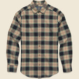 Bass Shirt - Tan - Portuguese Flannel - STAG Provisions - Tops - L/S Woven - Plaid