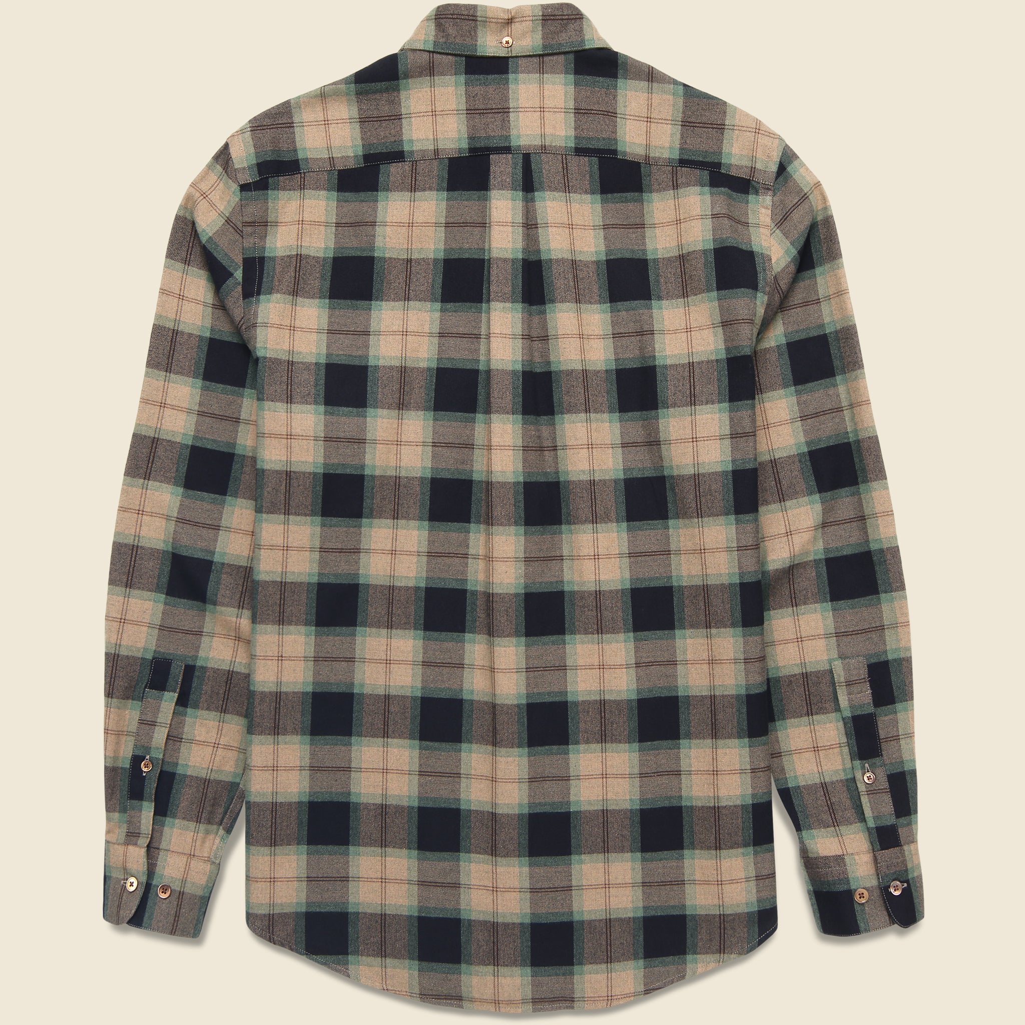 Bass Shirt - Tan - Portuguese Flannel - STAG Provisions - Tops - L/S Woven - Plaid