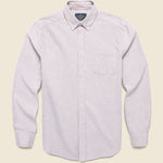 Belavista Oxford Shirt - Bordeaux Stripe - Portuguese Flannel - STAG Provisions - Tops - L/S Woven - Stripe