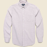 Belavista Oxford Shirt - Bordeaux Stripe - Portuguese Flannel - STAG Provisions - Tops - L/S Woven - Stripe