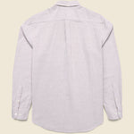 Belavista Oxford Shirt - Bordeaux Stripe - Portuguese Flannel - STAG Provisions - Tops - L/S Woven - Stripe