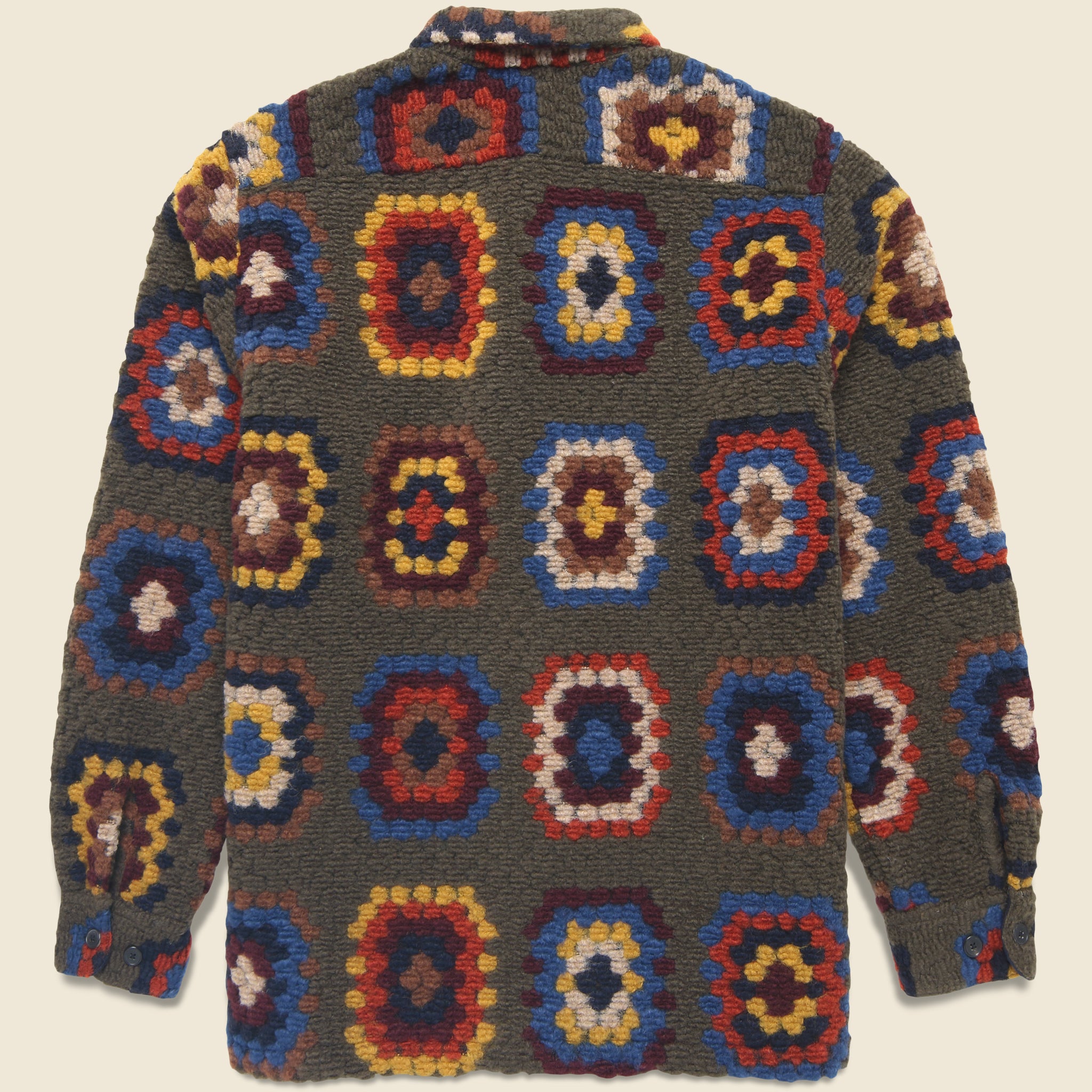 
                          Grandma's Quilt Overshirt - Green - Portuguese Flannel - STAG Provisions - Tops - L/S Woven - Overshirt
                        