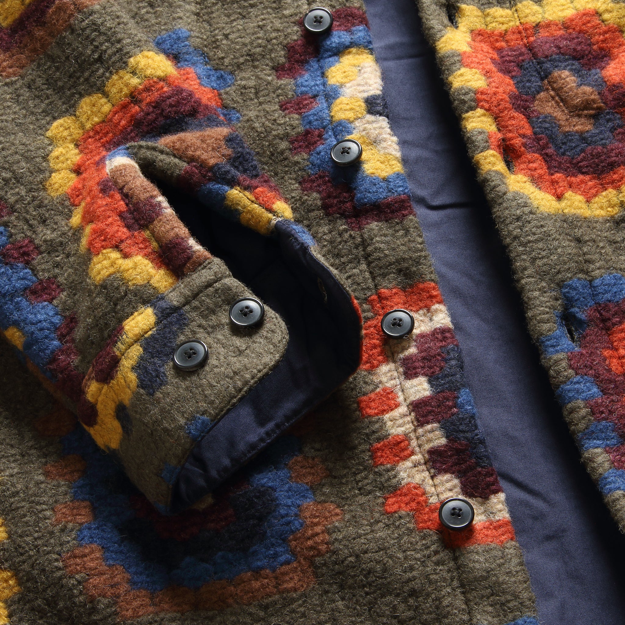 
                          Grandma's Quilt Overshirt - Green - Portuguese Flannel - STAG Provisions - Tops - L/S Woven - Overshirt
                        