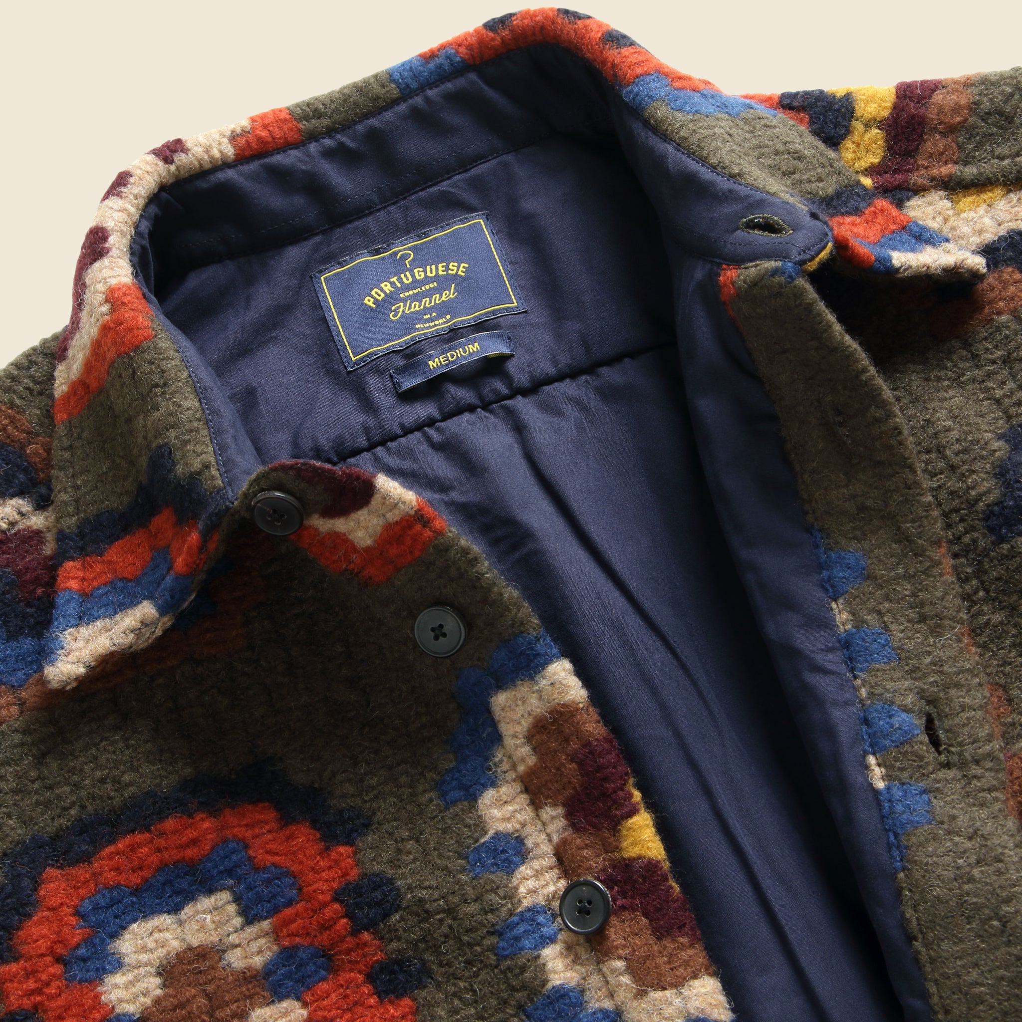 Grandma's Quilt Overshirt - Green - Portuguese Flannel - STAG Provisions - Tops - L/S Woven - Overshirt