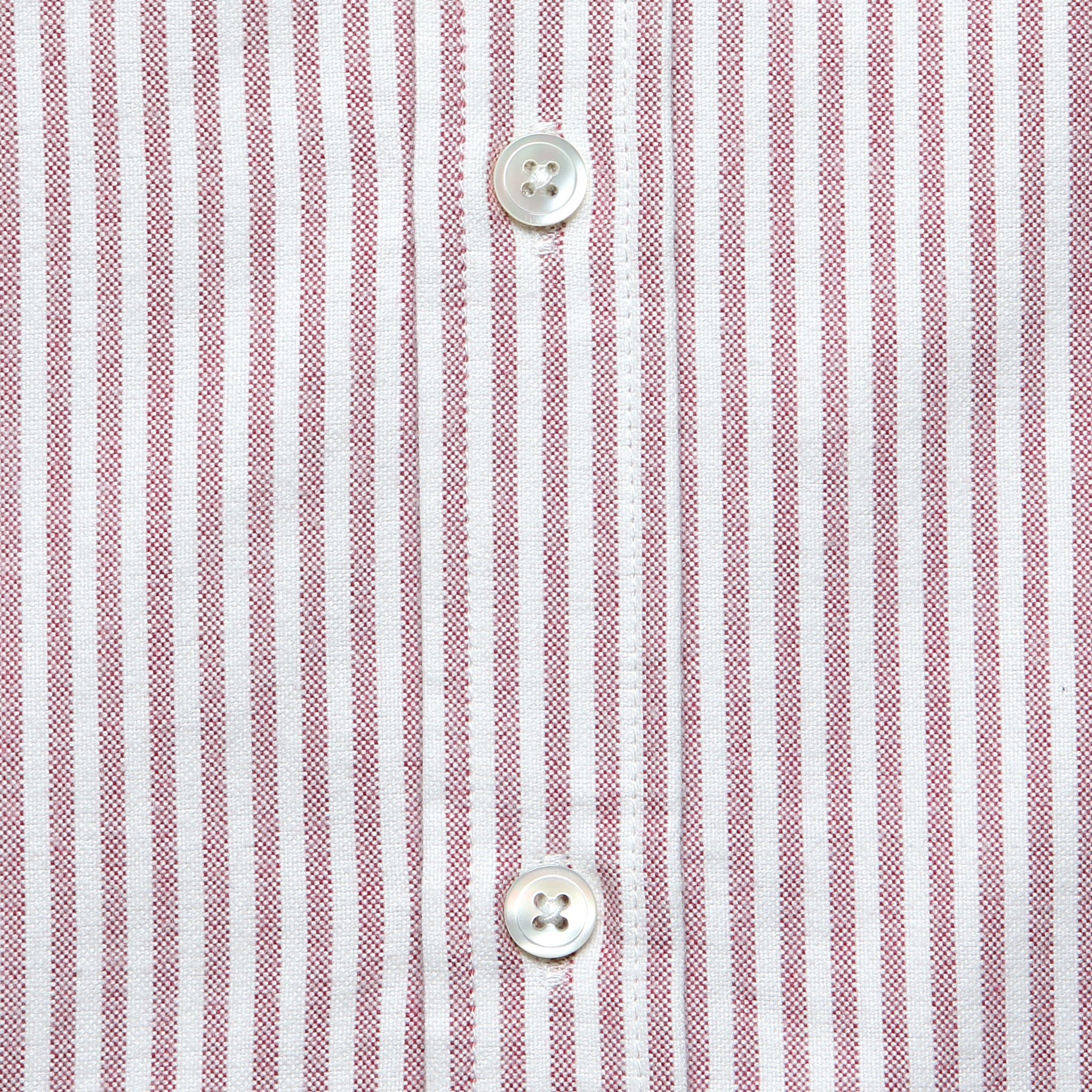 
                          Brushed Stripe Oxford - Bordeaux
                        