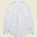 Brushed Stripe Oxford - Black - Portuguese Flannel - STAG Provisions - Tops - L/S Woven - Stripe