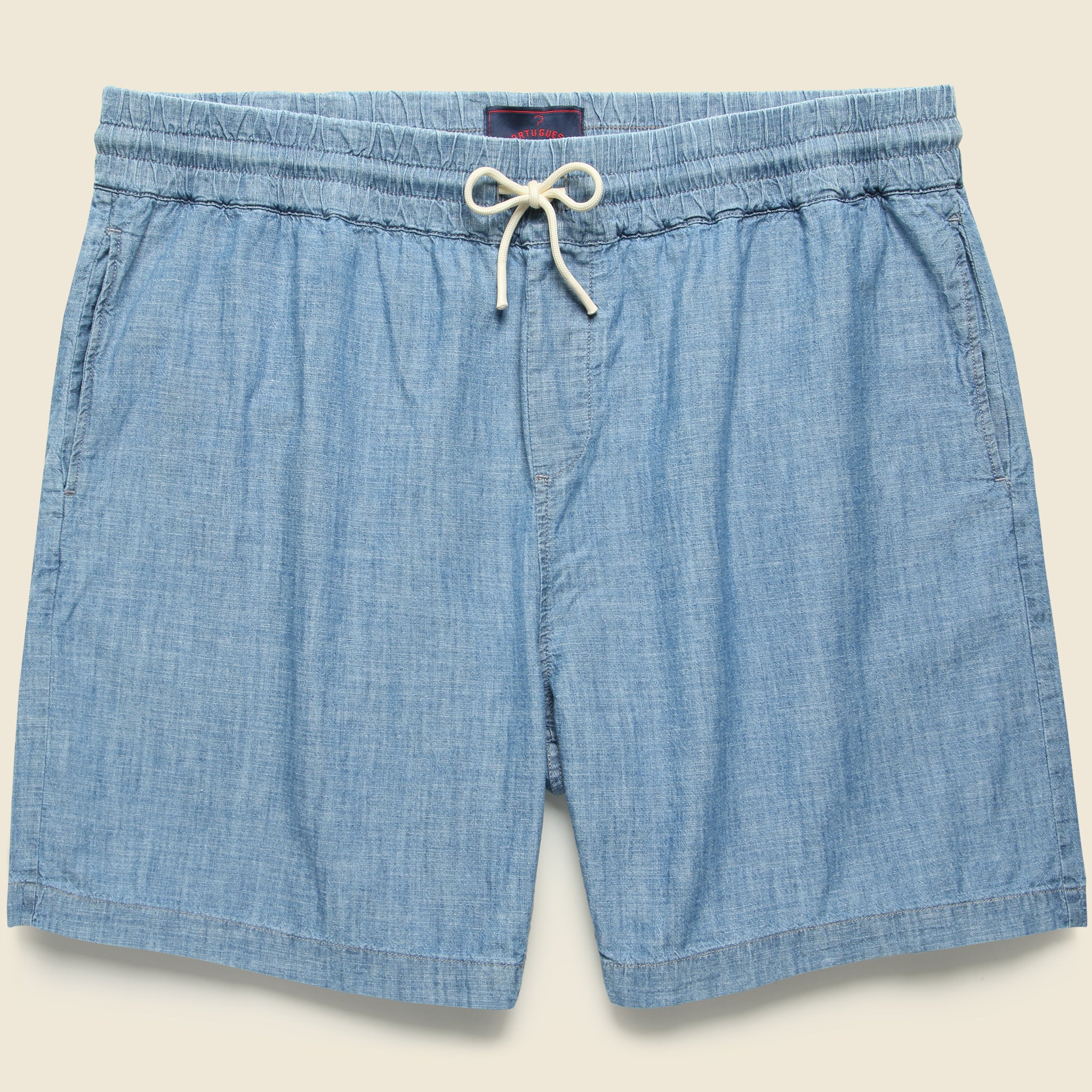 7" Chambray Shorts - Blue - Portuguese Flannel - STAG Provisions - Shorts - Lounge