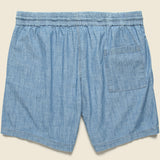 7" Chambray Shorts - Blue - Portuguese Flannel - STAG Provisions - Shorts - Lounge