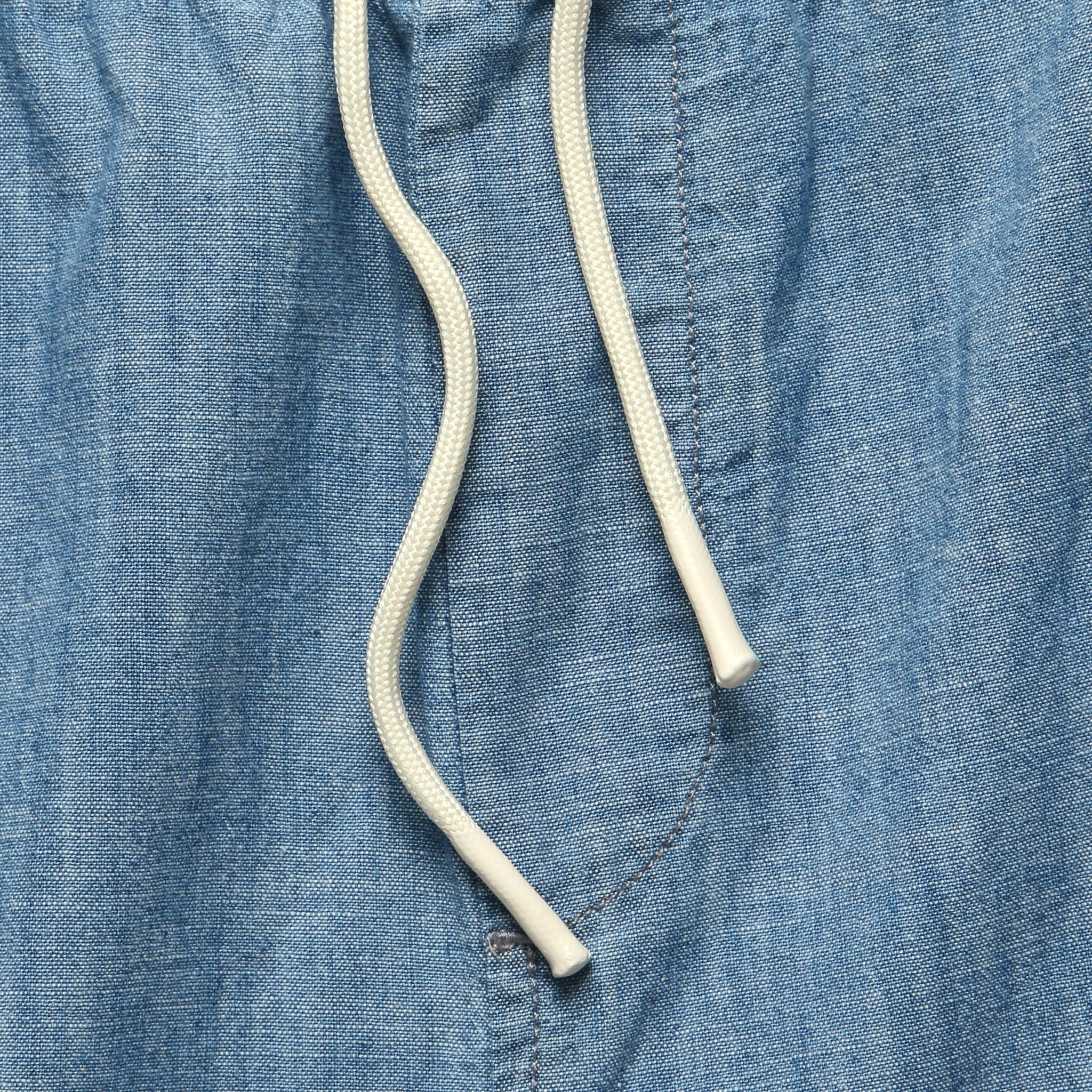 7" Chambray Shorts - Blue - Portuguese Flannel - STAG Provisions - Shorts - Lounge