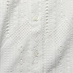 Eyelet Camp Shirt - White - Portuguese Flannel - STAG Provisions - Tops - S/S Woven - Other Pattern