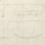 Grid Camp Shirt - Ecru - Portuguese Flannel - STAG Provisions - Tops - S/S Woven - Other Pattern