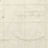Grid Camp Shirt - Ecru - Portuguese Flannel - STAG Provisions - Tops - S/S Woven - Other Pattern