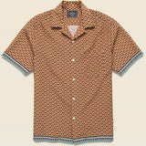 Vermon Camp Shirt - Bordeaux - Portuguese Flannel - STAG Provisions - Tops - S/S Woven - Other Pattern