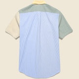 Atlantico Seersucker Shirt - Patchwork - Portuguese Flannel - STAG Provisions - Tops - S/S Woven - Seersucker