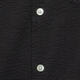 Seersucker Camp Shirt - Black - Portuguese Flannel - STAG Provisions - Tops - S/S Woven - Seersucker