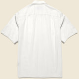 Seersucker Camp Shirt - White - Portuguese Flannel - STAG Provisions - Tops - S/S Woven - Seersucker