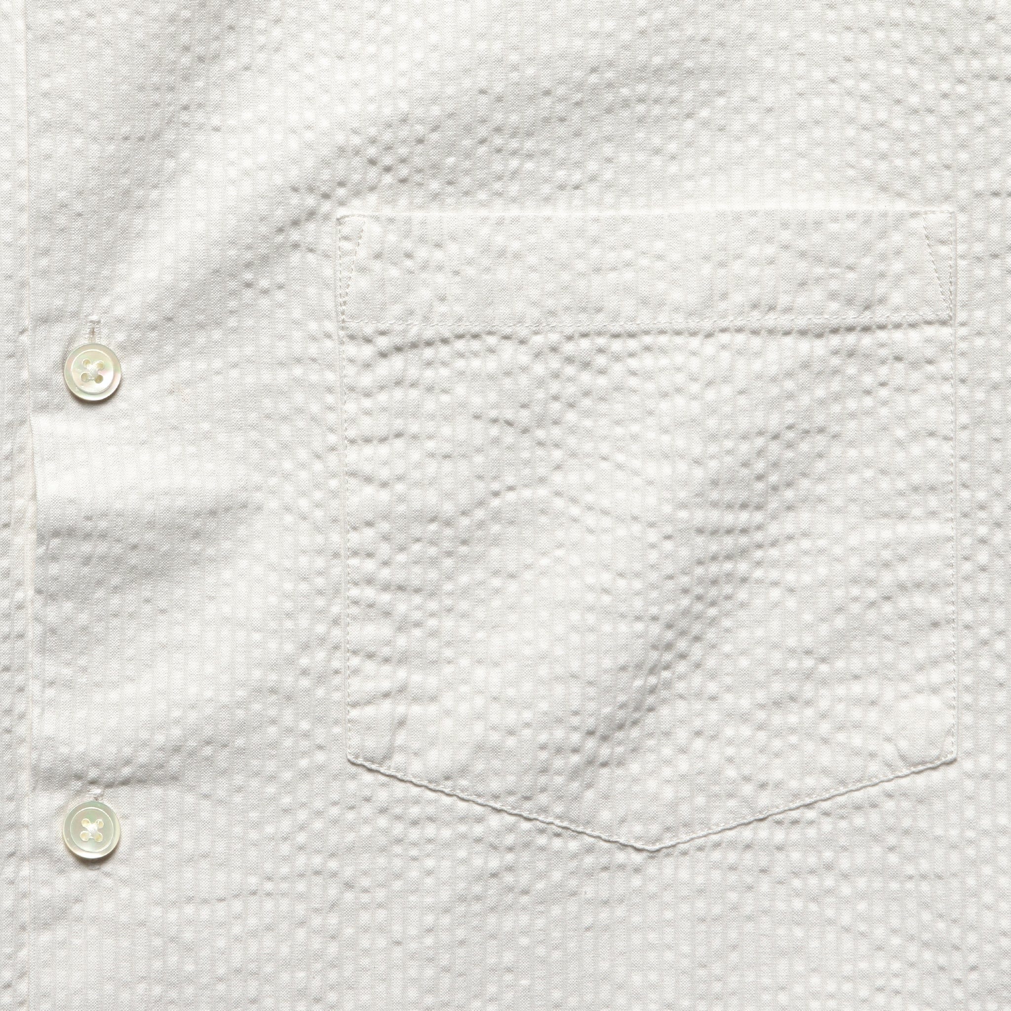 
                          Seersucker Camp Shirt - White - Portuguese Flannel - STAG Provisions - Tops - S/S Woven - Seersucker
                        
