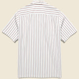 Seersucker Camp Shirt - Stripe - Portuguese Flannel - STAG Provisions - Tops - S/S Woven - Seersucker