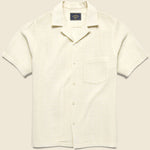 Grain Camp Shirt - White - Portuguese Flannel - STAG Provisions - Tops - S/S Woven - Solid