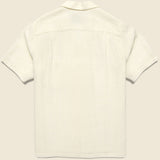 Grain Camp Shirt - White - Portuguese Flannel - STAG Provisions - Tops - S/S Woven - Solid