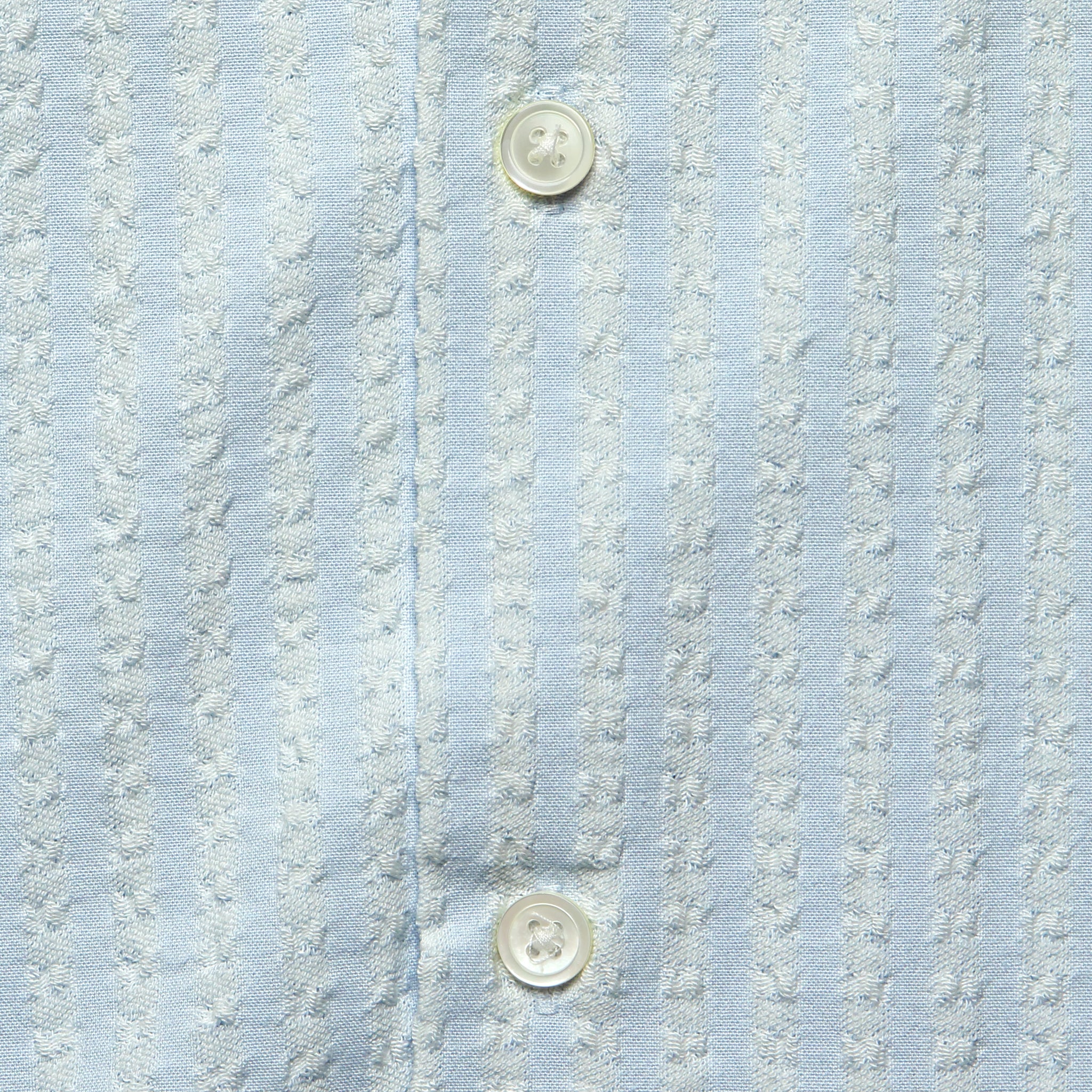 
                          Jacquard Chambray Camp Shirt - Blue - Portuguese Flannel - STAG Provisions - Tops - S/S Woven - Stripe
                        