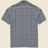Conte Camp Shirt - Blue - Portuguese Flannel - STAG Provisions - Tops - S/S Woven - Other Pattern