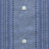 Pacific Camp Shirt - Indigo - Portuguese Flannel - STAG Provisions - Tops - S/S Woven - Other Pattern