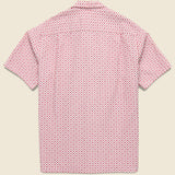 Tile Camp Shirt - Red - Portuguese Flannel - STAG Provisions - Tops - S/S Woven - Other Pattern