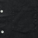 Linen Camp Shirt - Black - Portuguese Flannel - STAG Provisions - Tops - S/S Woven - Solid