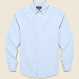 Pacifico Seersucker Shirt - Light Blue - Portuguese Flannel - STAG Provisions - Tops - L/S Woven - Seersucker