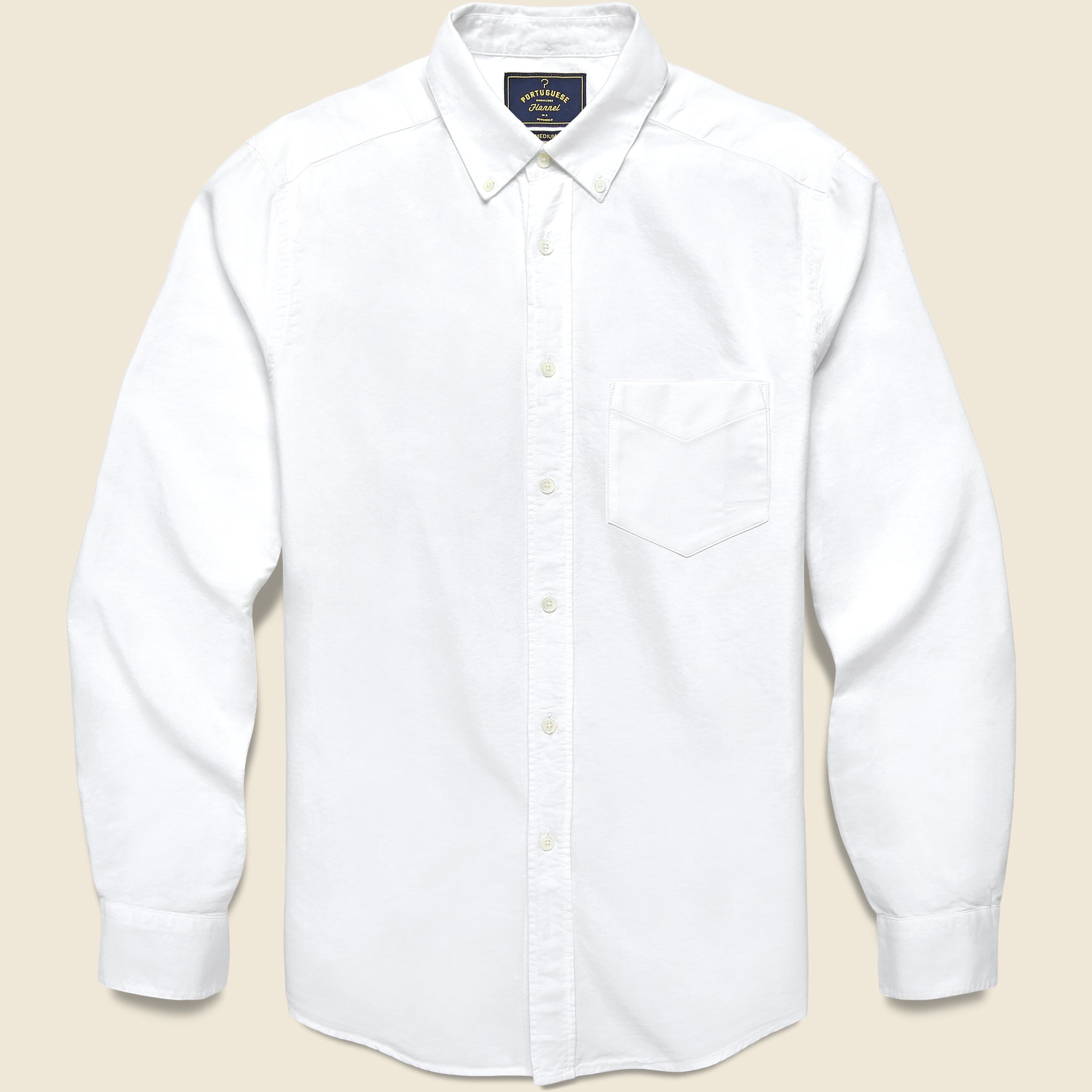 Belavista Oxford Shirt - White - Portuguese Flannel - STAG Provisions - Tops - L/S Woven - Solid