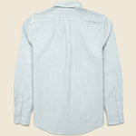 Belavista Oxford Shirt - Green Stripe - Portuguese Flannel - STAG Provisions - Tops - L/S Woven - Stripe