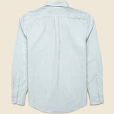 Belavista Oxford Shirt - Green Stripe - Portuguese Flannel - STAG Provisions - Tops - L/S Woven - Stripe