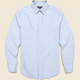 Belavista Oxford Shirt - Blue Stripe - Portuguese Flannel - STAG Provisions - Tops - L/S Woven - Stripe