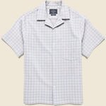 Polen Camp Shirt - Blue - Portuguese Flannel - STAG Provisions - Tops - S/S Woven - Other Pattern
