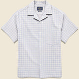 Polen Camp Shirt - Blue - Portuguese Flannel - STAG Provisions - Tops - S/S Woven - Other Pattern