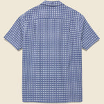 Soul Tile Camp Shirt - Blue - Portuguese Flannel - STAG Provisions - Tops - S/S Woven - Other Pattern