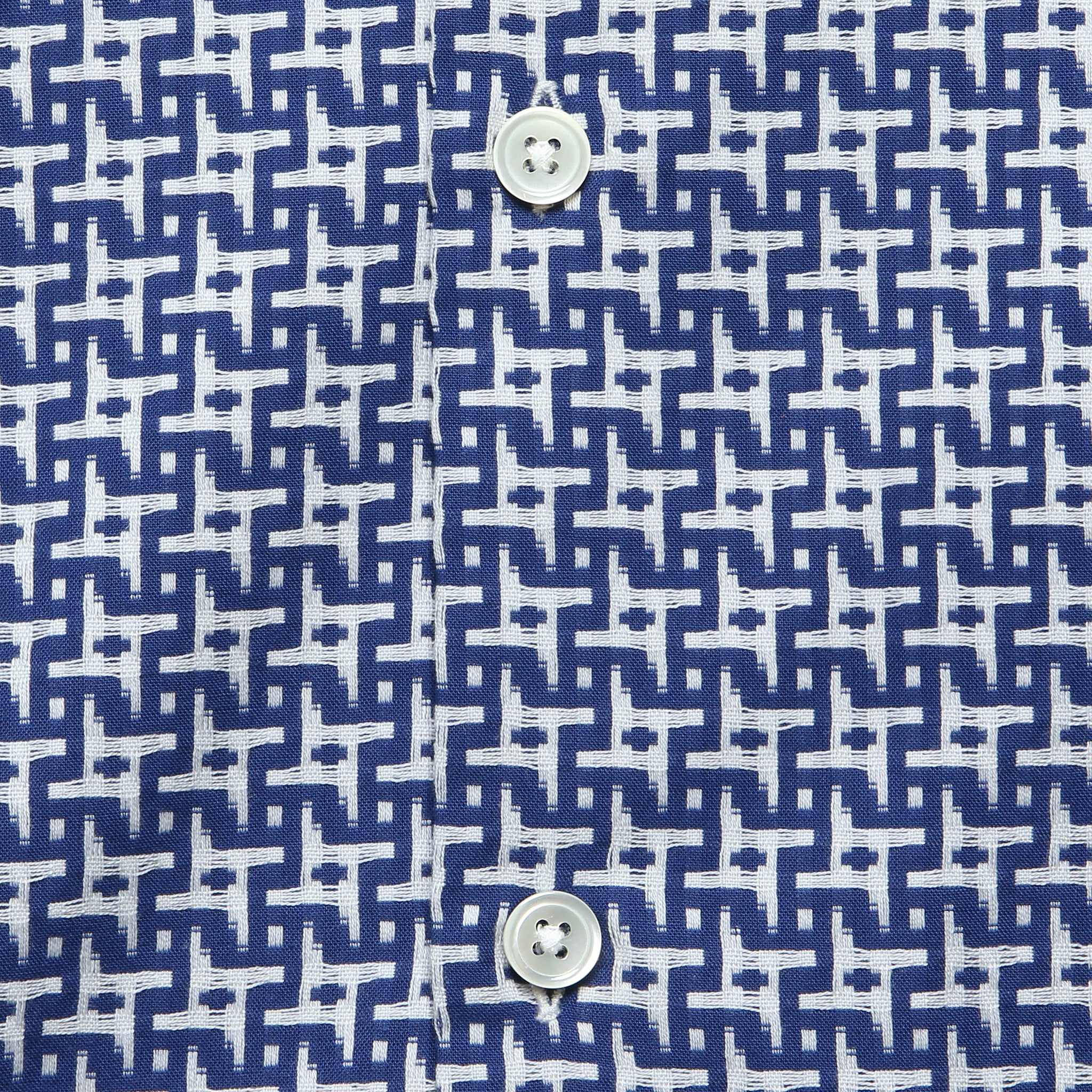 Soul Tile Camp Shirt - Blue - Portuguese Flannel - STAG Provisions - Tops - S/S Woven - Other Pattern