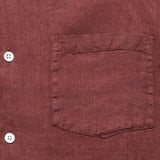 Linen Camp Shirt - Bordeaux - Portuguese Flannel - STAG Provisions - Tops - S/S Woven - Solid