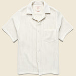 Agora Camp Shirt - White - Portuguese Flannel - STAG Provisions - Tops - S/S Knit