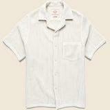 Agora Camp Shirt - White - Portuguese Flannel - STAG Provisions - Tops - S/S Knit