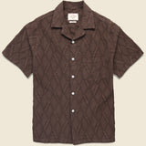 Ike Camp Shirt - Brown - Portuguese Flannel - STAG Provisions - Tops - S/S Woven - Solid