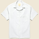 Reeve Camp Shirt - White - Portuguese Flannel - STAG Provisions - Tops - S/S Woven - Solid