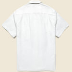 Reeve Camp Shirt - White - Portuguese Flannel - STAG Provisions - Tops - S/S Woven - Solid