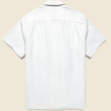 Reeve Camp Shirt - White - Portuguese Flannel - STAG Provisions - Tops - S/S Woven - Solid